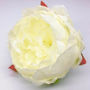 10 cm Silk Peony Flower Wholesale 50pcs Artificial Rose Heads Fleurs en vrac pour le mur de fleur baisers Balls Supplies de mariage KB02