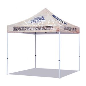 Auvent pliant d'affichage publicitaire de tente de gazébo extérieur de 10*10 pieds pour des vendeurs avec le sac à roulettes d'impression supérieure du cadre en aluminium 600D
