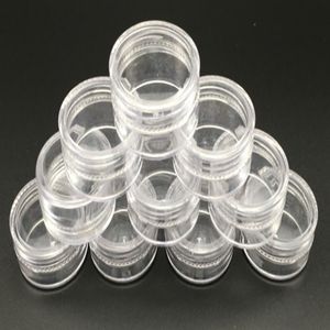 Cajas de embalaje de tarros de crema vacíos transparentes de 10 g Caja de exhibición de bote de crema transparente de 10 ml Tarros de cosméticos de 10 cc