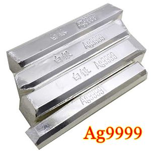 10g Barras de plata de plata pura de alta pureza Lngot de plata con lingotes de plata esterlina AG999