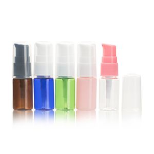 Botella de loción de plástico vacía de 10ml, tarro con bomba, envase cosmético portátil recargable, botellas de Gel de ducha para champú para viajes