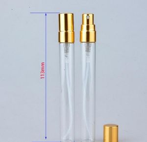 Bouteille de parfum en verre de 10 ml vide vide refilable bouteille de pulvérisation petit parfum atomiseur de parfum d'échantillon de flacons