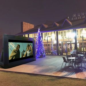 10mWx7mH (33x23ft) venta al por mayor Pantalla de cine inflable gigante al aire libre a la venta Pantallas de proyección para el hogar de cine al aire libre con precio de fábrica