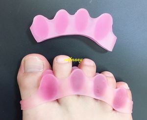 10 paires/lot Silicone soin des pieds Gel oignon protecteur séparateurs d'orteils lisseur épandeur correcteurs Hallux Valgus Correction