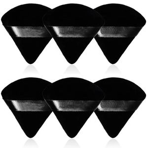 10PC Éponges Applicateurs Coton 6 Pcs Velours Triangle Houppette Maquillage pour le Visage Yeux Contouring Shadow Seal Cosmétique Fondation Outil de Maquillage 231009