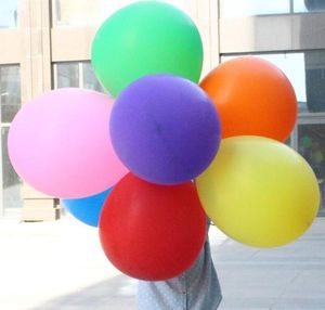 10 pièces 24 pouces Latex rond grand ballon fête ballons géants décorations de mariage joyeux anniversaire anniversaire décor 50cm4899477