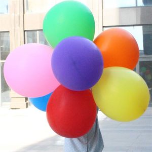 10 pièces 24 pouces Latex rond gros ballon fête ballons géants décorations de mariage joyeux anniversaire anniversaire décor 50cm281q