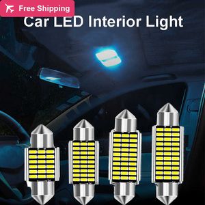 10 pièces 31mm 36mm 39mm 41mm haute qualité Super lumineux LED ampoule C5W C10W voiture plaque d'immatriculation lumière Auto intérieur lecture dôme lampe