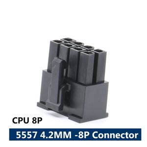 10 uds/50/100 Uds 5557 Molex conector de 4,2mm 8 pines MX4.2 doble fila 2*4 conector carcasa para enchufe macho de CPU automático