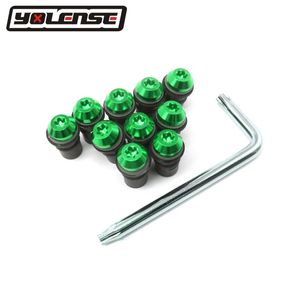 10pcs 5 mm Pernos de motocicleta universales Kit de parabrisas Motocross Café Racer Motocross para Honda CBR929 CBR954