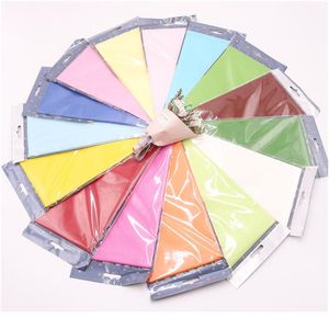 10pcs/bag 49x49cm Tissue Paper Flower Wrapping Paper Gift Packaging Craft Paper Roll Wine Shirt Shoes Clothing Wrapping jllrpu