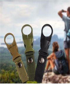 10pcs EDC MOLLE Tactical Water Bottle Nylon Backle Backle Hook Hackpack Holder Celt Clip Carabiners For Outdoor Trav Qylacv4868354