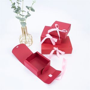10 pièces emballage de ruban cadeau noir et blanc en cuir bleu boîte de fête de festival de mariage peut être personnalisé 220706