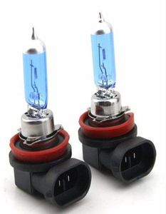 10pcs H11 6000K XENON GAZ HALOGEN LIGHT LIGHT LAMBRE BALBS 55W 12V S sa couleur est super blanc1617215