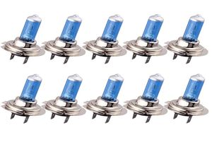 Ampoules halogènes au xénon h7 55w px26d, 10 pièces, pour phares de voiture, lampe 4300K, blanc chaud, 12V8299662