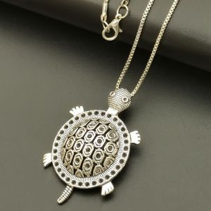 10 pièces santé longévité alliage tortue de mer vie Marine pendentif hommes femmes plage Style collier A-806d