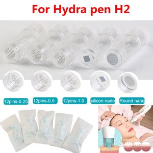 10 Uds aguja Hydra 3ml cartucho de agujas contenedoras microagujas cuidado de la piel mesoterapia DermaRoller demerpen Hydrapen H2 CE