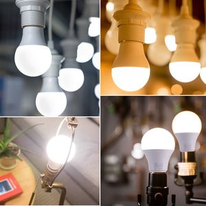 10 pièces LED ampoule lampes E27 AC220V 240V puissance réelle lampe à LED 18W 15W 12W 9W 6W 3W Lampada projecteur lampe de Table