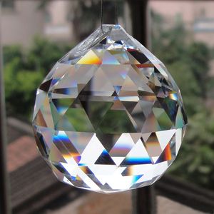 20Pcs/lot 30 40 50mm Ball Prism Chandelier Crystal Faceted Glass Crystal