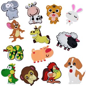 10pcs / lot Cartoon Réfrigérateur Aimant pour les enfants garçons enfants enfants Touet cadeau animal mignon aimants de réfrigérateur