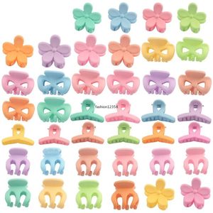 10pcs/lot Durable Mini Hair Claw Clips Great for Design Kids and Adult Hairstyles Decoration Pining Bangs Strong Grip Multifunction Clamp Color Clips