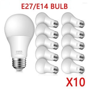 10pcs/lot E27 E14 LED Bulb Lamps 3W 6W 9W 12W 15W 18W 20W Lampada Light AC 220V-240V Bombilla Spotlight Cold/Warm White