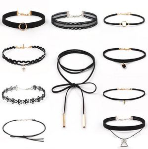 10pcs/lot punk Chokers Necklace Cords For DIY Craft Fashion Jewelry Gift 12.5inch A899