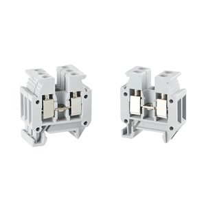 10pcs MBK 3 / E-Z MINI Terminal Block sur 15 mm DIN Rail Feed-Through Connecteur de fil électrique 2,5 mm2 Conducteur de câble MBK3E-Z