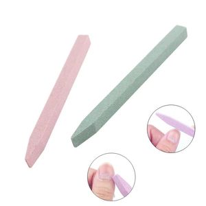 10 piezas de piedra de cuarzo Nail Art Stone Sanding File Buffer Pedicure Tool - Rojo