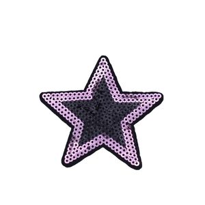 10 pièces patchs étoiles à paillettes pour vêtements fer sur transfert Applique enfants Patch pour Jeans sacs bricolage coudre sur broderie paillettes233C