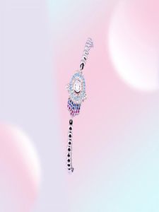 10pcs Top Quality 4 mm Round Brass Beads Fashion Micro Pave CZ Hamsa Hand Traiding Macrame Bracelet T71906152535245