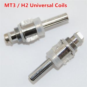 MOQ 10Pcs Bobinas universales para MT3 GS H2 Clearomizer Atomizador Desmontable Bobina de repuesto