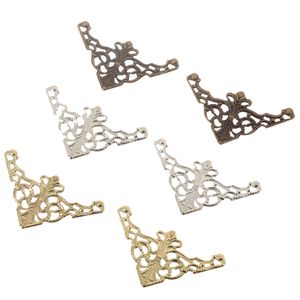 10pcs Boîtier en bois Protecteur Protecteur Decorative Corner Furniture Metal Crafts Boîte Boîte d'angle