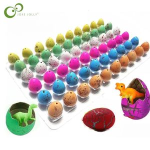 10pcslot Novely Gag Toys Niños Lindo Magia Magia Cultiva Animal Dinosaur Huevos para niños Regalos educativos Gyh 240410