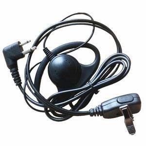 10x D forme doux oreille crochet écouteur casque écouteur PTT micro pour Motorola talkie-walkie Radio bidirectionnelle PMR446 ECP100 PR400 Mag One BPR40