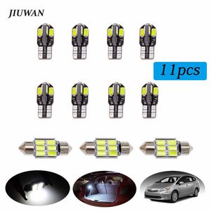 Kit d'ampoules LED pour intérieur de voiture, 11 pièces, blanc, pour Toyota Prius T10, lampe de coffre, dôme de carte, 2004 – 2015, éclairage intérieur automobile