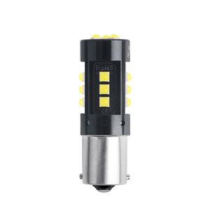 1156 BA15S P21W luz LED 3030 Chips PY21W 1157 BAY15D luz de freno de coche 15SMD bombillas LED Canbus Error lámpara de señal de giro libre 1000LM