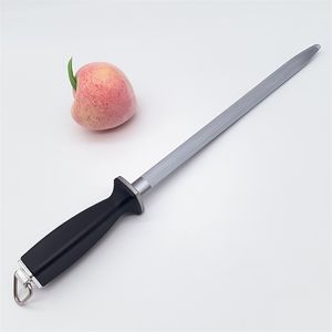 12 '' Professional Chef Knife Sharpener Rod Affûtage Stick Musat Honing Steel pour la cuisine et les couteaux en acier inoxydable 210615