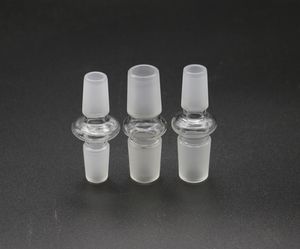 12 spécifications d'adaptateur en verre convertisseur femelle mâle 10 mm 14 mm 18 mm Adaptateurs en verre pour les plates-formes d'huile Bangs en verre