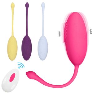12 vitesses vibrateur oeuf télécommande sans fil boules vibrantes jouets sexuels pour femme g Spot Clitoris stimulateur Sexo gode Vibrador