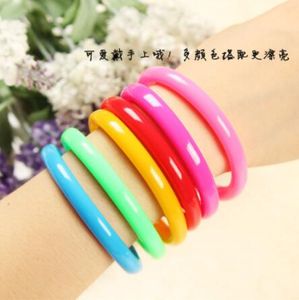 1200 pièces stylo à bille Flexible mignon Bracelet en plastique souple Bracelet Bracelet cercle stylos à bille fournitures de bureau scolaire couleur aléatoire