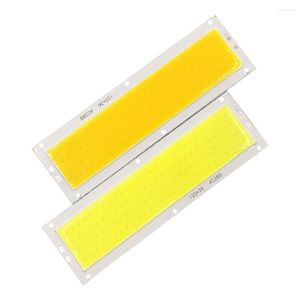 120x36mm DC 12V 15W COB Lâmpada LED 1600LM Quente Natrual Frio Branco Azul Vermelho Cor Lâmpada Tira Para Iluminação da Casa do Carro