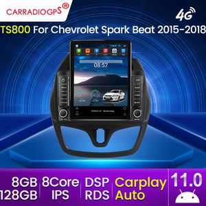 128G Android 11 voiture Dvd Radio lecteur vidéo multimédia pour Chev Spark Beat 2015-2018 DSP RDS intégré Carplay Auto