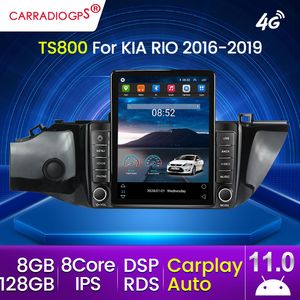 128GROM pour KIA RIO 4 x-line 2016-2019 DSP 2 Din Android 11 4G NET voiture dvd Radio multimédia lecteur vidéo BT Canbus Carplay