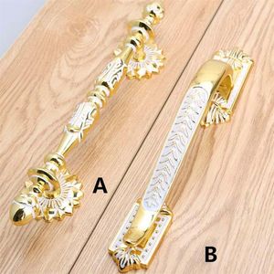 128mm europen moderne mode de luxe meubles poignées or tiroir armoire tire boutons 5 blanc commode porte handle198M