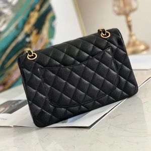 12A All-New Mirror Quality Designer Coupred Sac Small Double Valm Purse Sac tabby en cuir authentique Caviar Lambo Lambo Hobo Hobo Hands Sacs à bandoulière