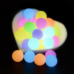 Perles rondes en Silicone fluorescentes de 12mm sans BPA perles lumineuses en vrac pour bricolage bébé collier de dentition sucette chaîne Bracelets