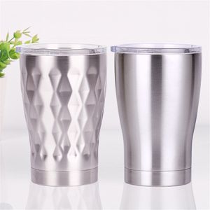 Vaso de café de 12oz/350ml, taza para niños, taza de agua 18/8 de acero inoxidable con aislamiento al vacío, vaso de té térmico de 2 paredes con tapa deslizante, 3 opciones