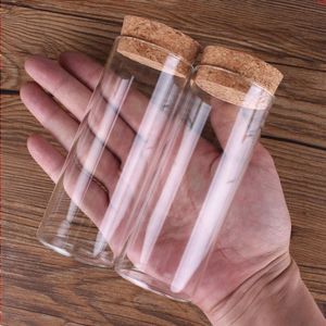 12 pièces 120 ml taille 47*120mm Tube à essai avec bouchon en liège bouteilles d'épices conteneur pots flacons bricolage artisanat quantité Shcll