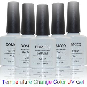 6pcs / lot de alta calidad remojo de la temperatura Cambie de temperatura Color UV Gel Nail Polish